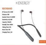 🧡 هدست بلوتوثی گردنی ایکس انرژیX-803 🧡 - تصویر 2